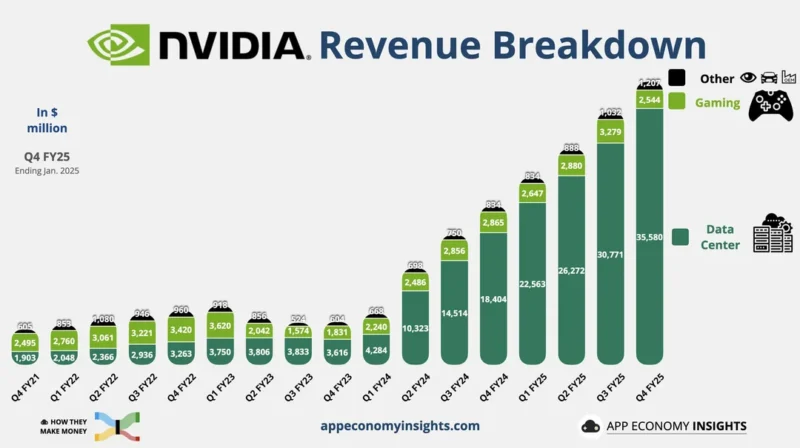 NVIDIA Revenue Breakdown 